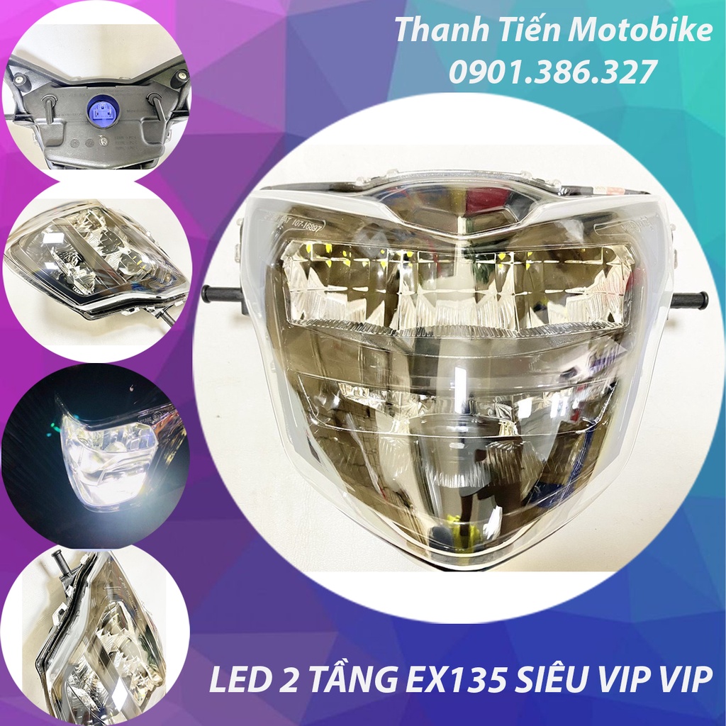 Đầu Đèn Chóa Led 2 tầng Exciter Ex135 - CỰC SÁNG, CỰC CHẤT