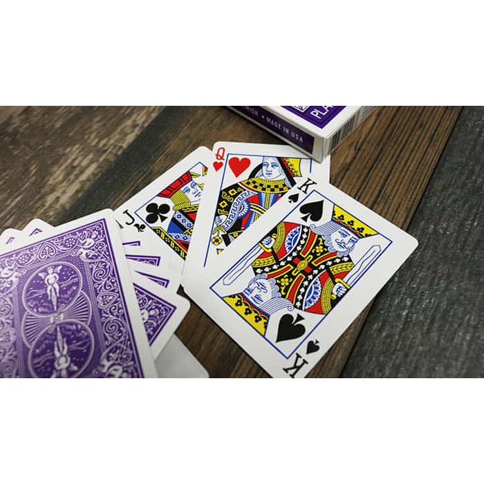 Bài Mỹ ảo thuật bicycle USA cao cấp  : Bicycle Purple Playing Cards by US Playing Card Co