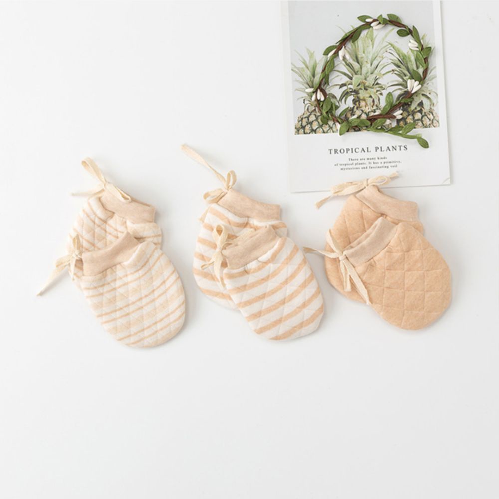 Bao tay cho bé sơ sinh, chất liệu 100% bông hữu cơ mềm mại chống xước cho bé (bao tay sơ sinh)