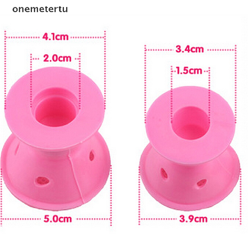 [Hàng mới về] Set 10 lô cuốn tóc bằng nhựa mềm diy dành cho nữ