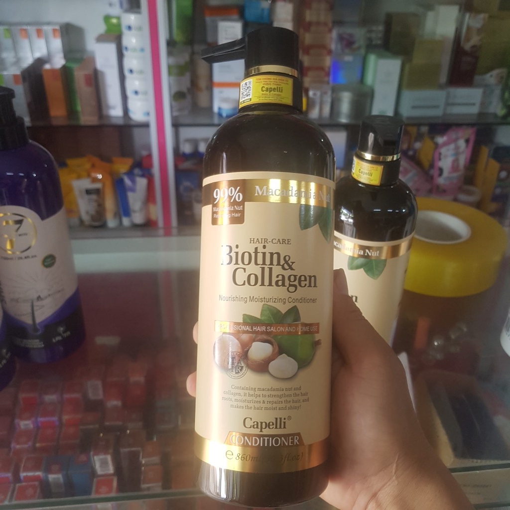 CẶP DẦU GỘI  BIOTIN COLLAGEN CAPELLI