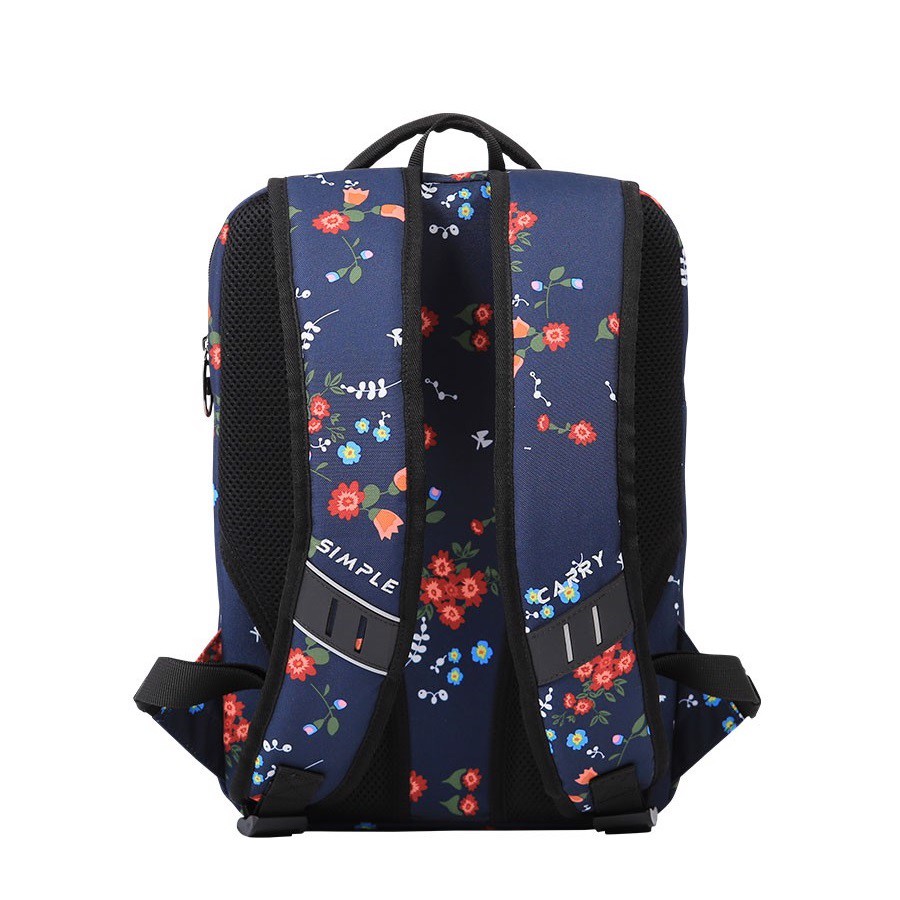 Balo laptop Simplecarry M-City Flower