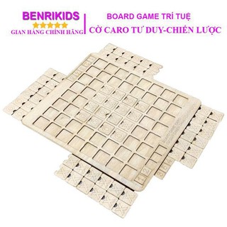 Cờ Caro Bằng Gỗ Benrikids, Boardgame Đối Kháng Vui Nhộn