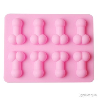 ❍☏Dick Ice Tray Sexy Penis Cube Cake Khuôn silicone nến làm đường Dụng cụ thủ công Chocolate Mold DropshippingMón quà TY