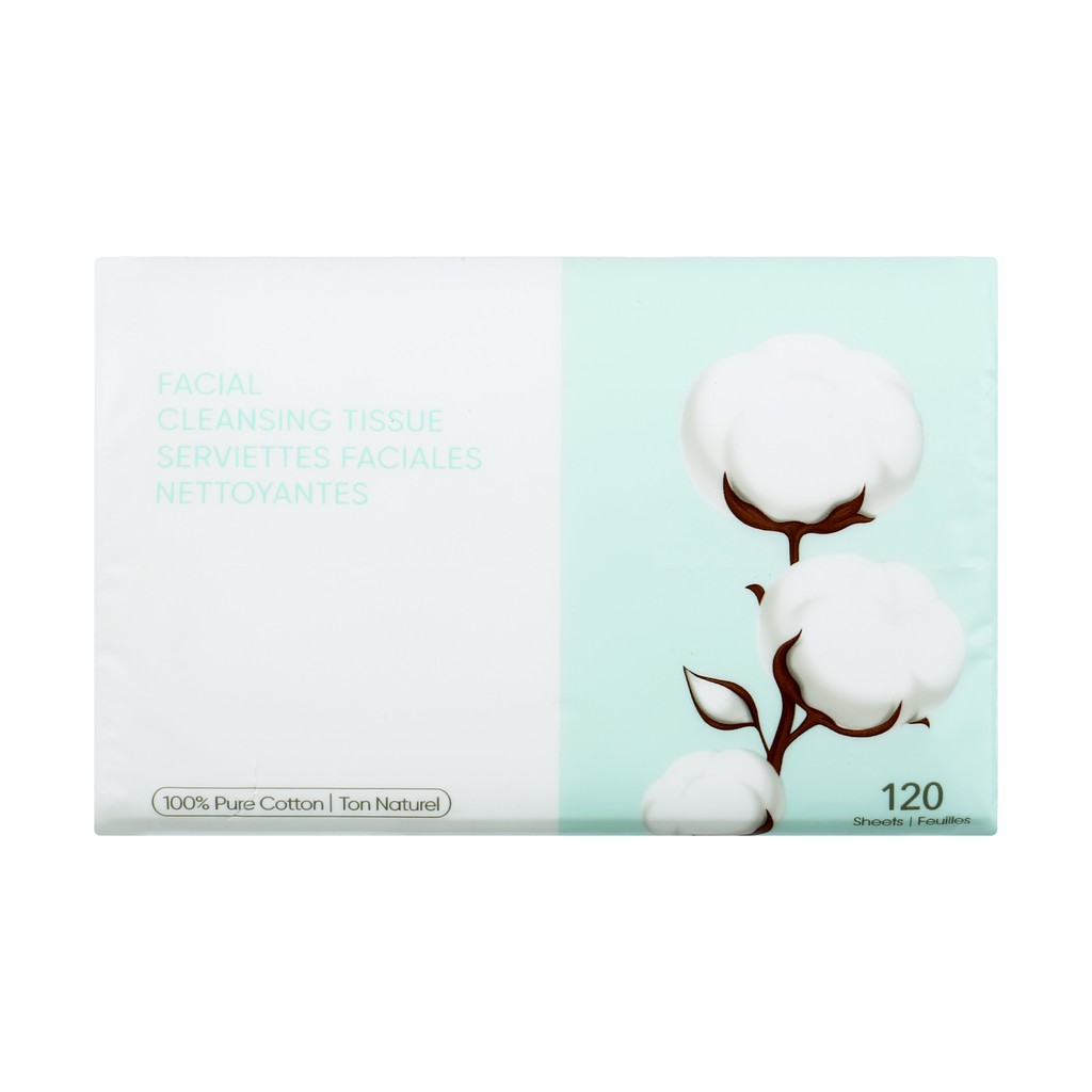  Khăn ướt làm sạch dịu nhẹ dạng hộp Miniso 120 tờ 100g (Màu trắng) | BigBuy360 - bigbuy360.vn