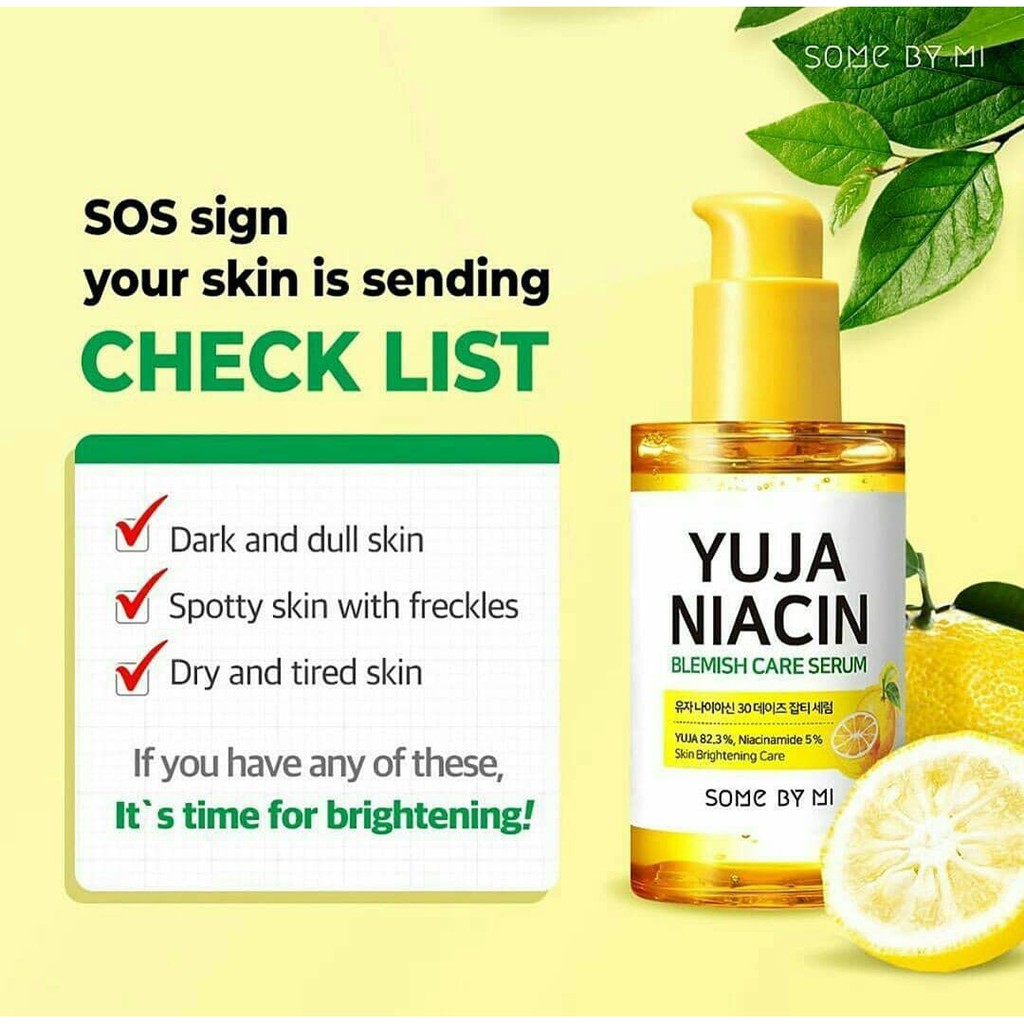 Tinh Chất Dưỡng Trắng Some by Mi Yuja Niacin Blemish Care Serum