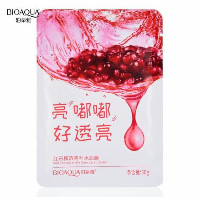 🍃MASK BIOAQUA LỰU VÀ NHA ĐAM