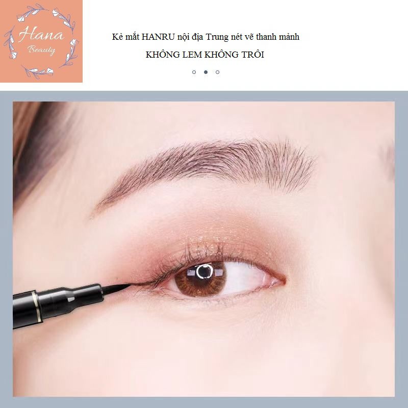 Kẻ mắt HANRU nội địa Trung nét vẽ thanh mảnh KHÔNG LEM KHÔNG TRÔI | BigBuy360 - bigbuy360.vn