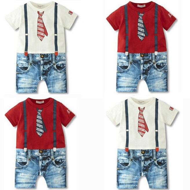 ღ♛ღNEW Baby Boys Kids Newborn Overalls Romper Shorts Jumpsuit Outfit Clothing Set 3-24 Months