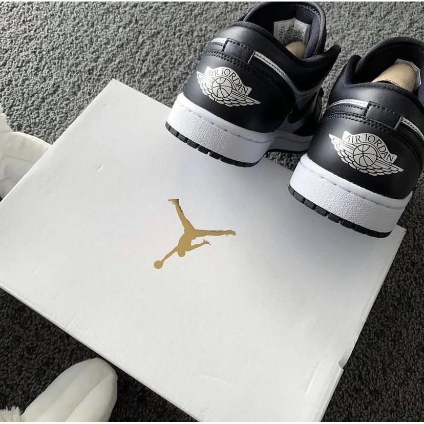 [HOT] Giày Jd 1 đen xám thấp cổ smoke cao cấp fullbox bill | BigBuy360 - bigbuy360.vn