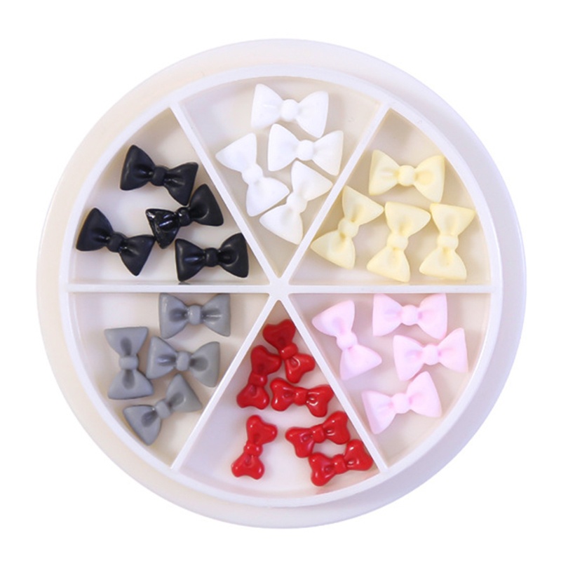 [Hàng mới về] Phụ kiện trang trí móng tay hình nơ 3D xinh xắn phong cách nghệ thuật