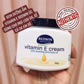 Vitamin E Redwin Úc - Kem Dưỡng Ẩm An Toàn Cho Cả Em Bé