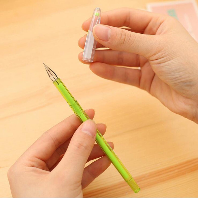 Set 12 bút Gel màu kẹo họa tiết hoạt hình dễ thương cho bé gái