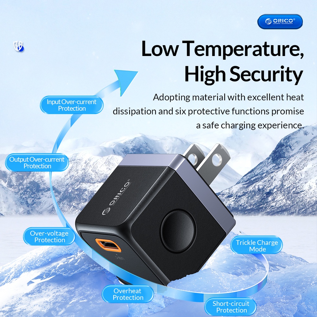 Orico Dây Cáp Sạc Nhanh USB Loại C 20W 6FT Cho iPhone 14 / 13 / 13 Pro / 12 / 12 Pro / 12 Pro Max / 11 / Xs Max / XR