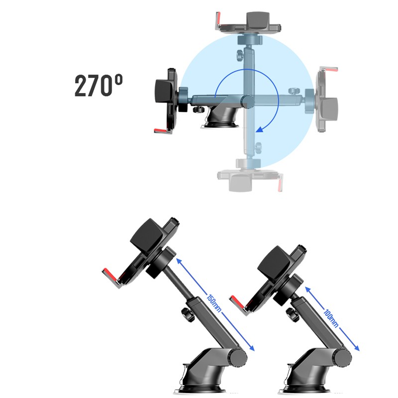 Giá đỡ điện thoại trên xe ô tô xoay 360 độ CJ013 | BigBuy360 - bigbuy360.vn