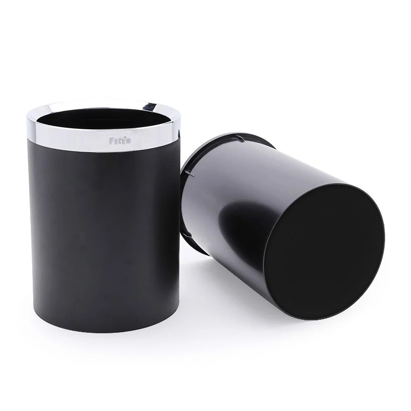 Thùng Rác Fitis Dual Rom1-901 Viền Crom