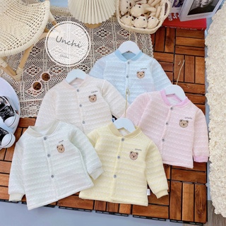 Áo khoác UnChi 3 lớp siều mềm cho bé áo gió thu đông trẻ em