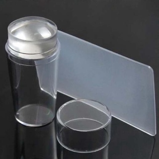 Con dấu in silicon trong suốt.
