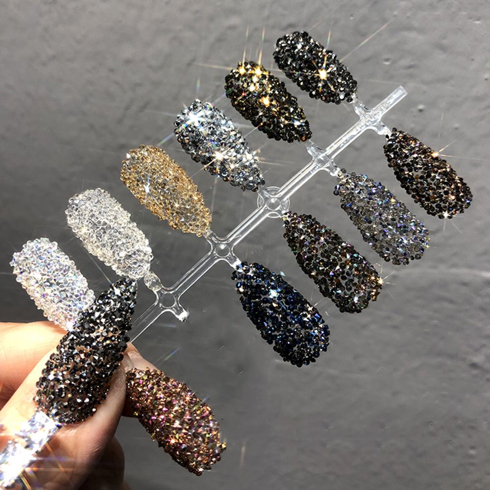 [Hàng mới về] Phụ kiện đá nhiều màu sắc tiện dụng để trang trí móng tay nghệ thuật