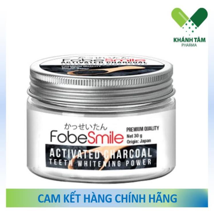 Bột trắng răng Fobesmile - Than hoạt tính tẩy trắng răng Nhật Bản!