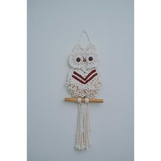 Cú Mèo Macrame Trang Trí
