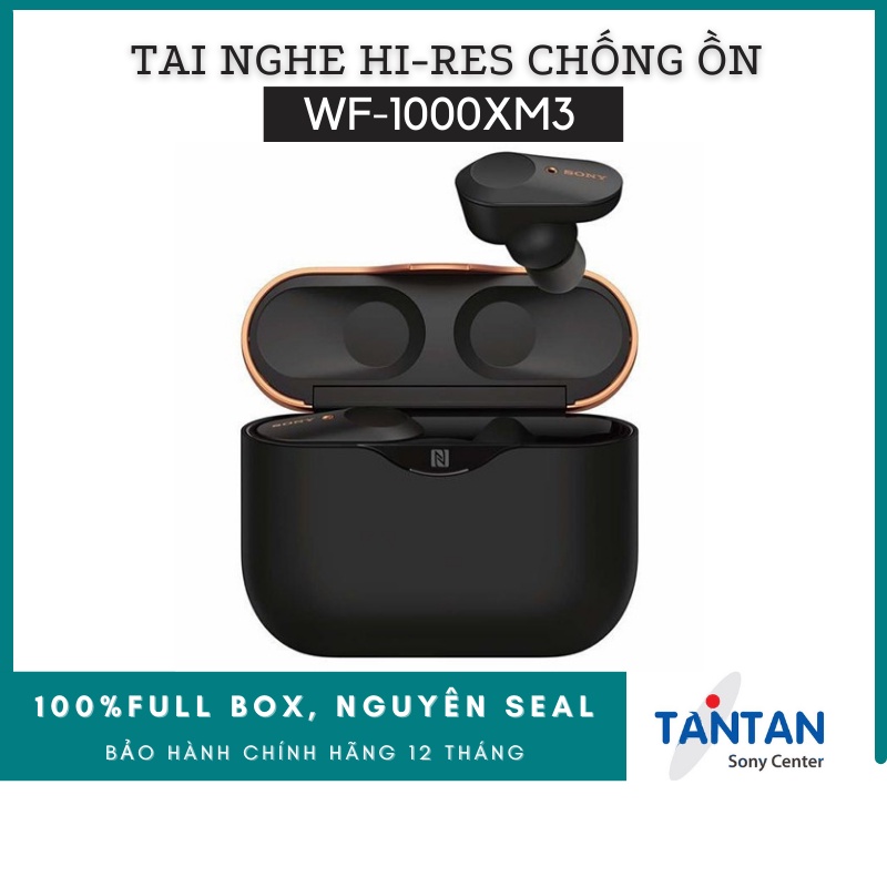 Tai Nghe HI-RES CHỐNG ỒN Sony WF-1000XM3 | Xuất xứ: Malaysia - HD Noise Cancelling QN1e - DSEE HX™ - Xuất xứ: Malaysia