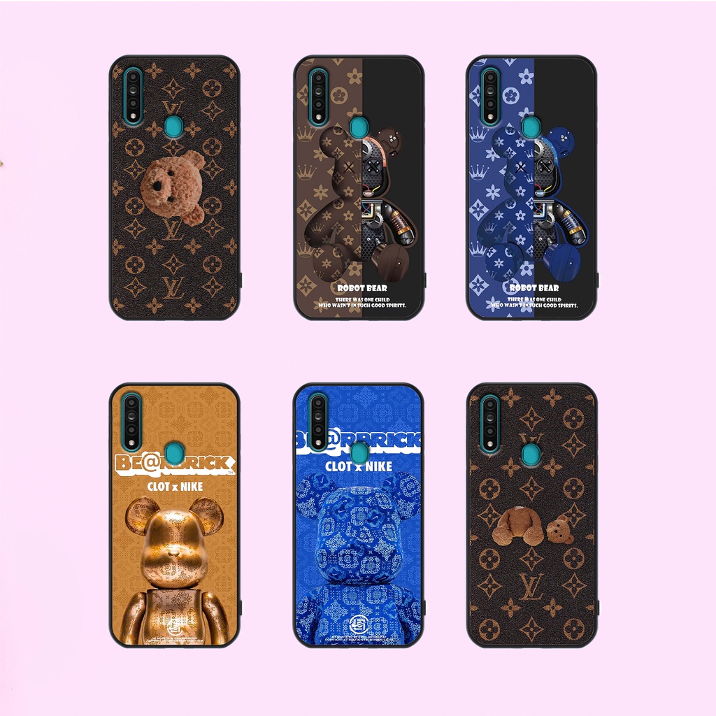 Ốp lưng Oppo A31 in hình gấu bearbrick thời trang cao cấp. Ốp oppo a31 rẻ bền đẹp.