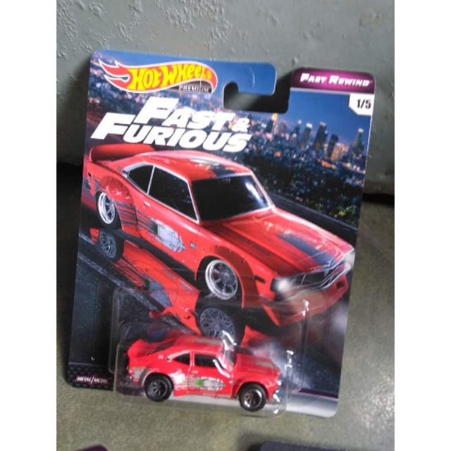 Xe Hotwheels Real Riders Mazda RX-3 series Fast & Furious