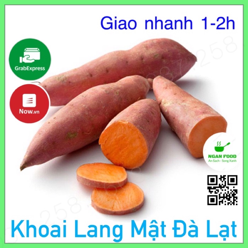 Khoai Lang Mật Đà Lạt, Khoai Loại 1, Củ Bự Vip, Bao Ăn, Giao Nhanh Hoả Tốc 1-2h HCM