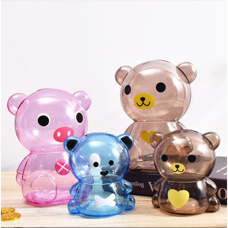 Ống Tiết Kiệm Heo Mèo chó gấu OTK2 Xinh Xắn Sáng Tạo cute dễ thương