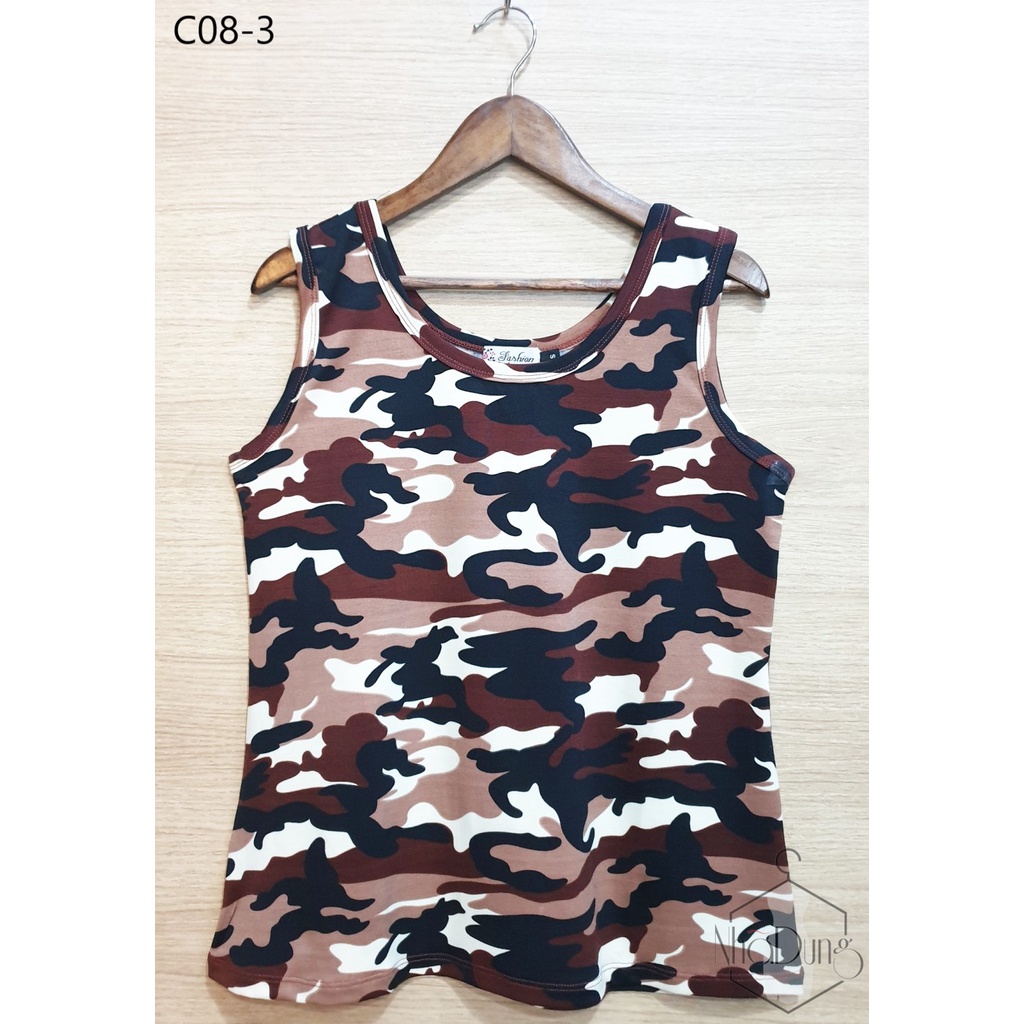 Áo ba lỗ vải thun cotton nữ sát nách Nhã Dung Store phong cách quân đội chất thun lạnh mềm mịn đủ size dưới 75kg