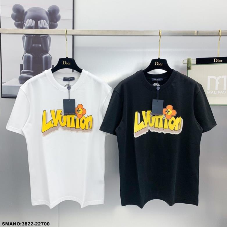 Áo phông nam LV phối chữ cao cấp không bong -Áo phông nam mới nhất -Dũng Buotique