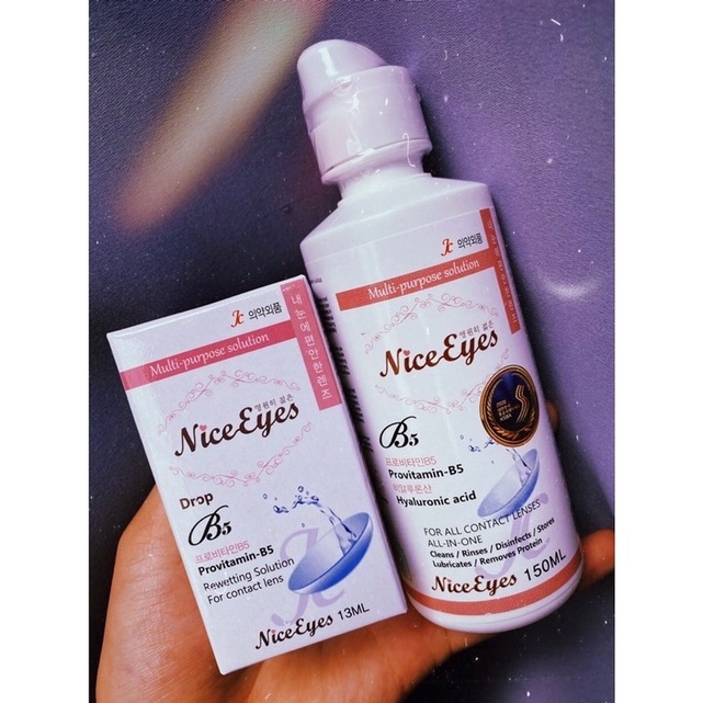 NƯỚC NGÂM 150ML CHAI NHỎ CHUYÊN DỤNG CHO LENS✨