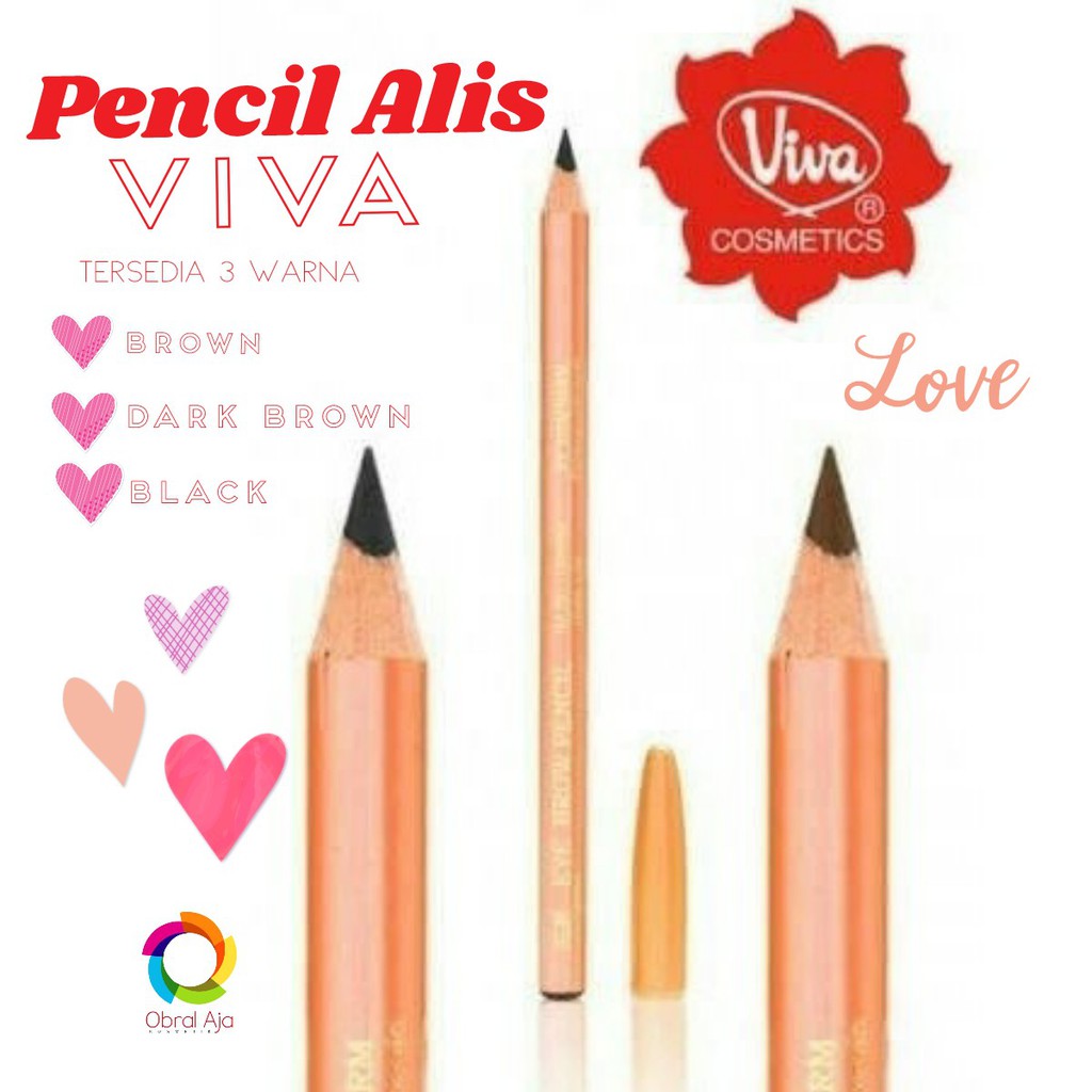 (hàng Mới Về) Bút Chì Kẻ Lông Mày Viva Giá Trị Lông Mày