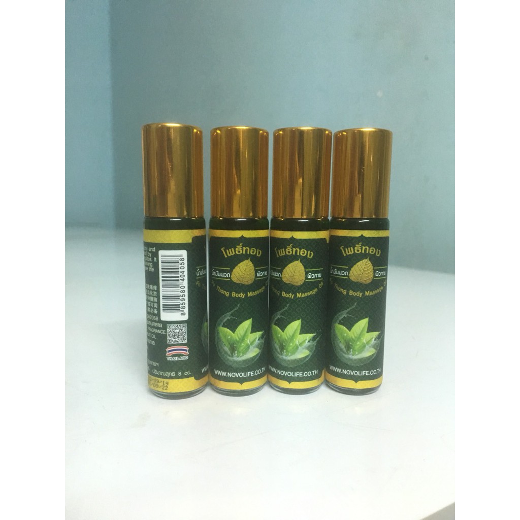 COMBO 3 CHAI DẦU LĂN BỒ ĐỀ PO THONG MASSAGE OIL 8cc