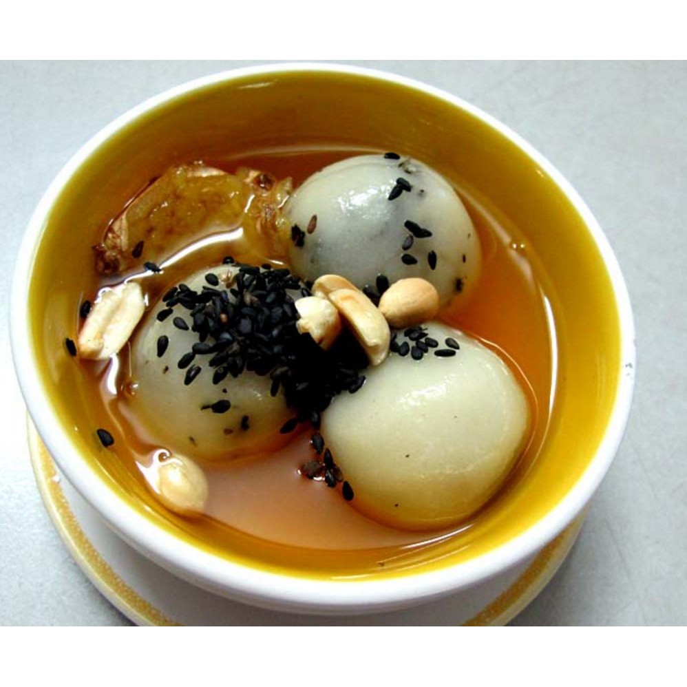 Bánh Trôi Nước Mè Đen Spring Home 200gr/ 10 bánh - Singapore/ Glutinous Rice Ball Sesame - Nhập Khẩu Singapore