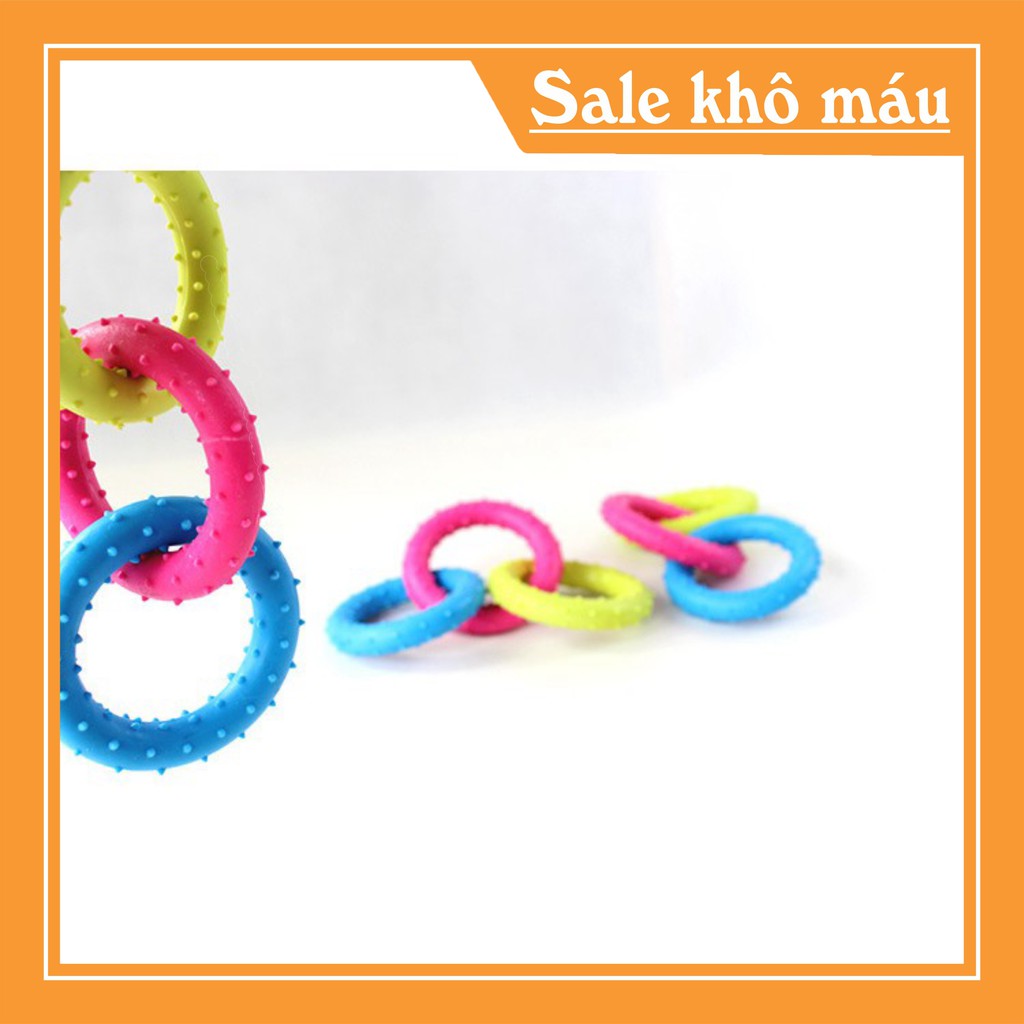 Bộ 3 Vòng Cao Su Đồ Chơi Chó Thú Cưng – Mã DCCM66