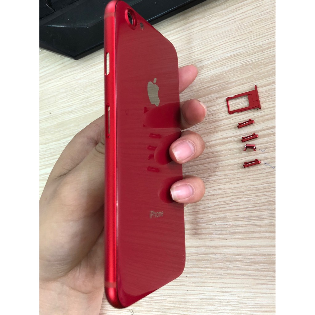 vỏ Iphone 6 lên iphone 8 đỏ