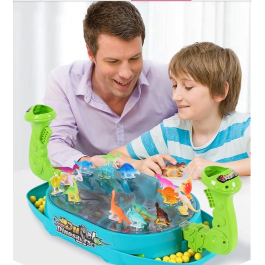 [Hàng sẵn] Đồ Chơi Khủng long đại chiến Dino bắn bi Vui nhộn