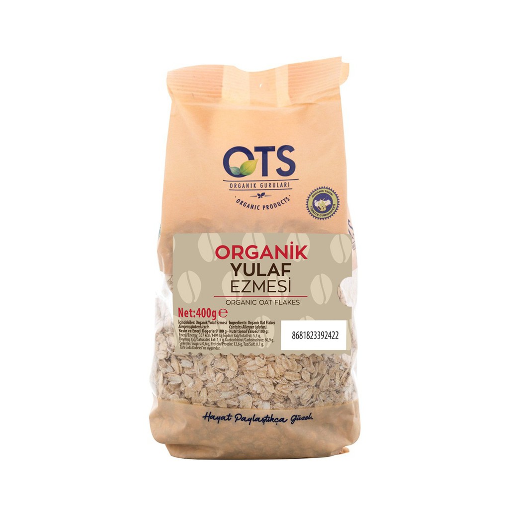 Yến mạch cán mỏng hữu cơ OTS Organik 400g