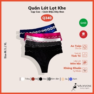 Quần lót lọt khe cotton vanvene cạp cao cách điệu dây đan q340
