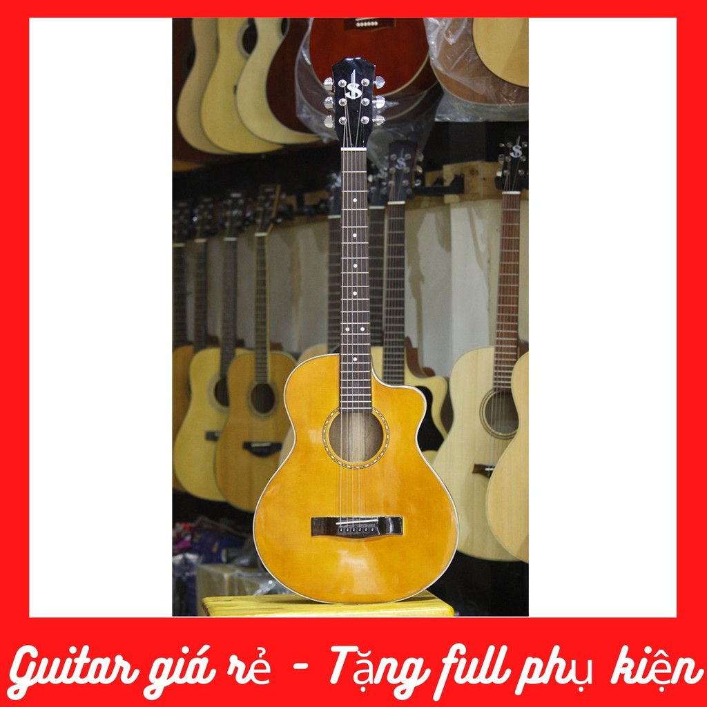 Guitar Accoustic mini size 3/4 ( bản cao cấp ) giảm giá rẻ , tặng kèm phụ kiện