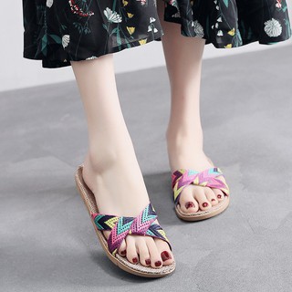 Dép cói đi biển thời trang
