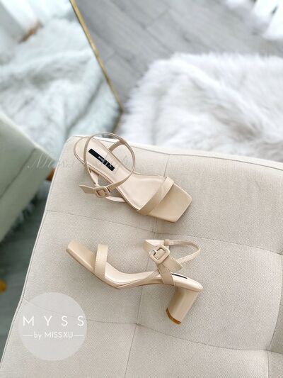 Giày sandal nữ mũi vuông cao 5cm thời trang MYSS - SD115