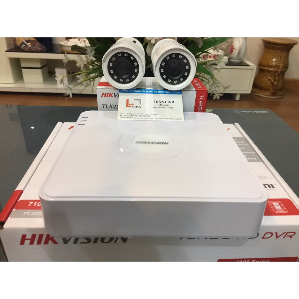 Combo 4 Camera + 1 đầu thu Hikvison 2.0 Megapixel | BigBuy360 - bigbuy360.vn
