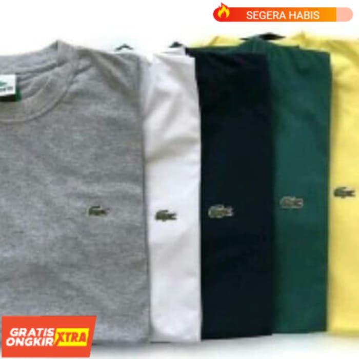 Áo Thun Nam Đỏ 243897 Size Lớn 2xl 3xl 4xl Lacoste