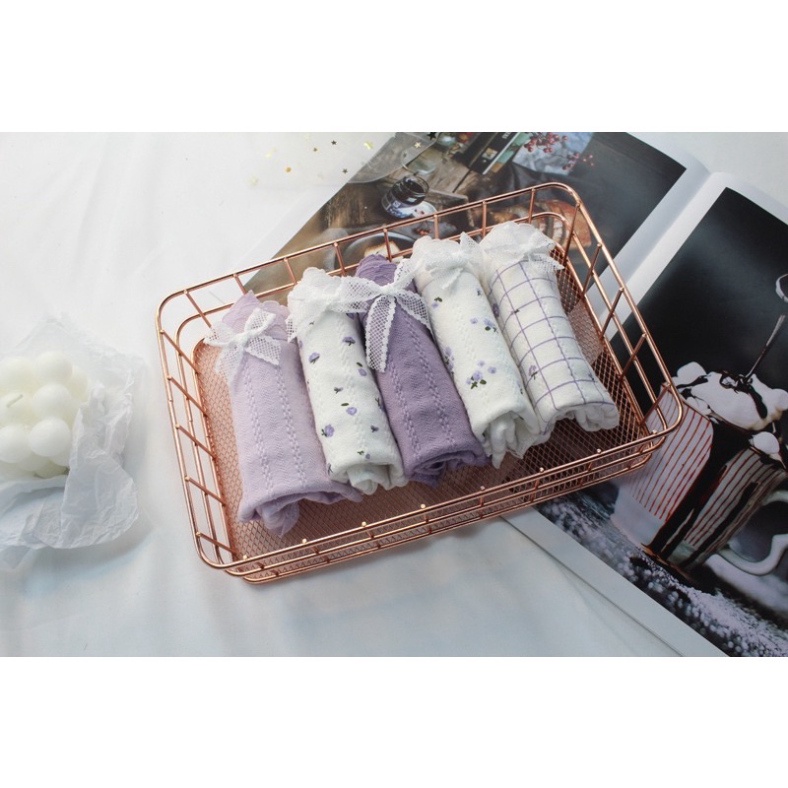 Quần Lót Nữ ❤️ Quần Lót Cotton Co Dãn 4D Diên Vĩ Hoa Tím 488 chất đẹp, thoáng hút mồ hôi