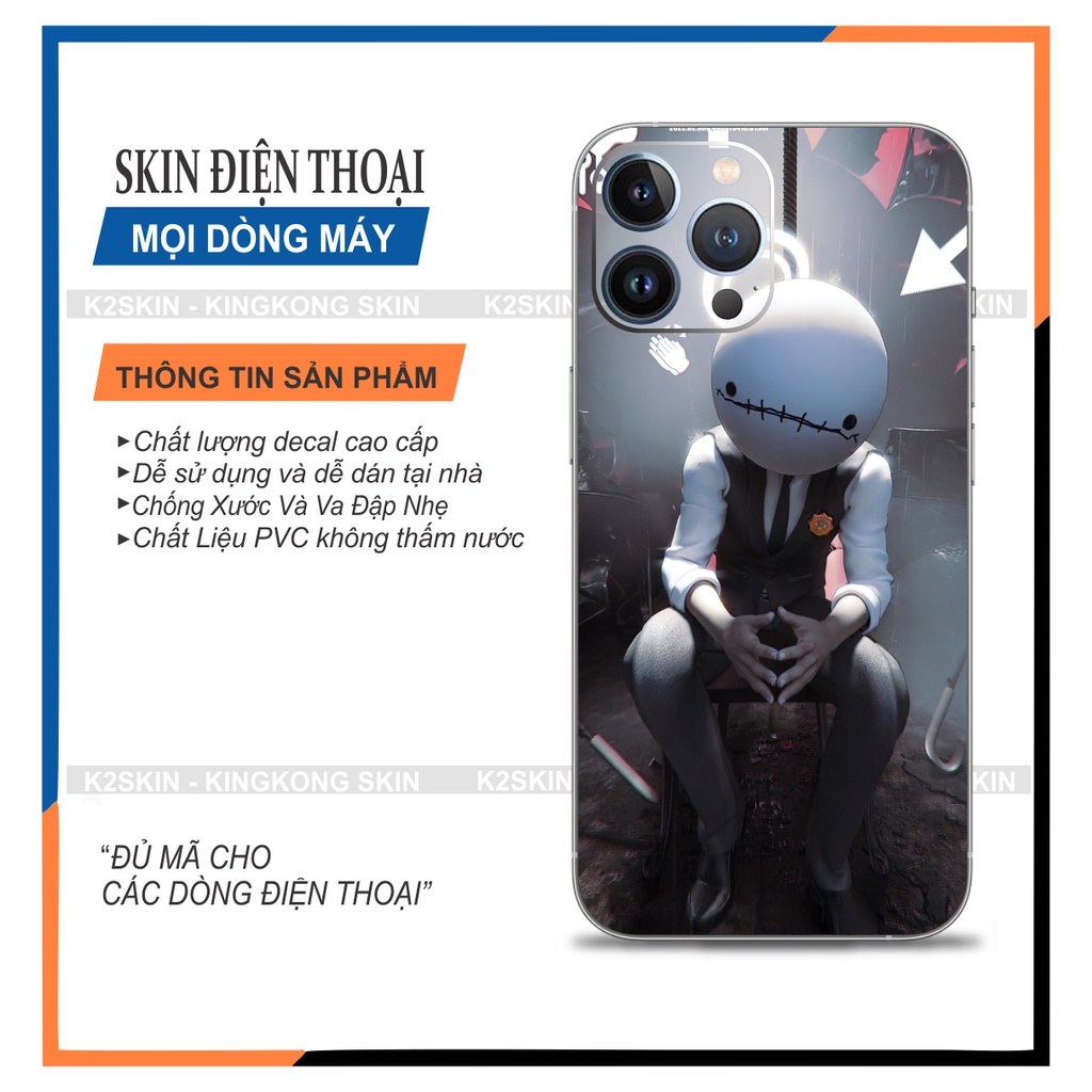 Miếng dán Skin cho Android và  Iphone 6/7/8/x/xs/11/12pro/13promax/13/13pro ( Mã skin 212)