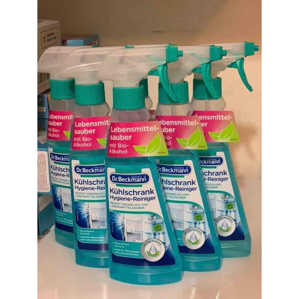Dung dịch vệ sinh tủ lạnh Dr BECKMANN - vệ sinh sạch sẽ và nhanh chóng cả bên trong lẫn bên ngoài tủ lạnh