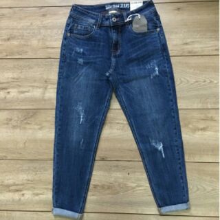 Jean boy xước,trơn và cạp chun